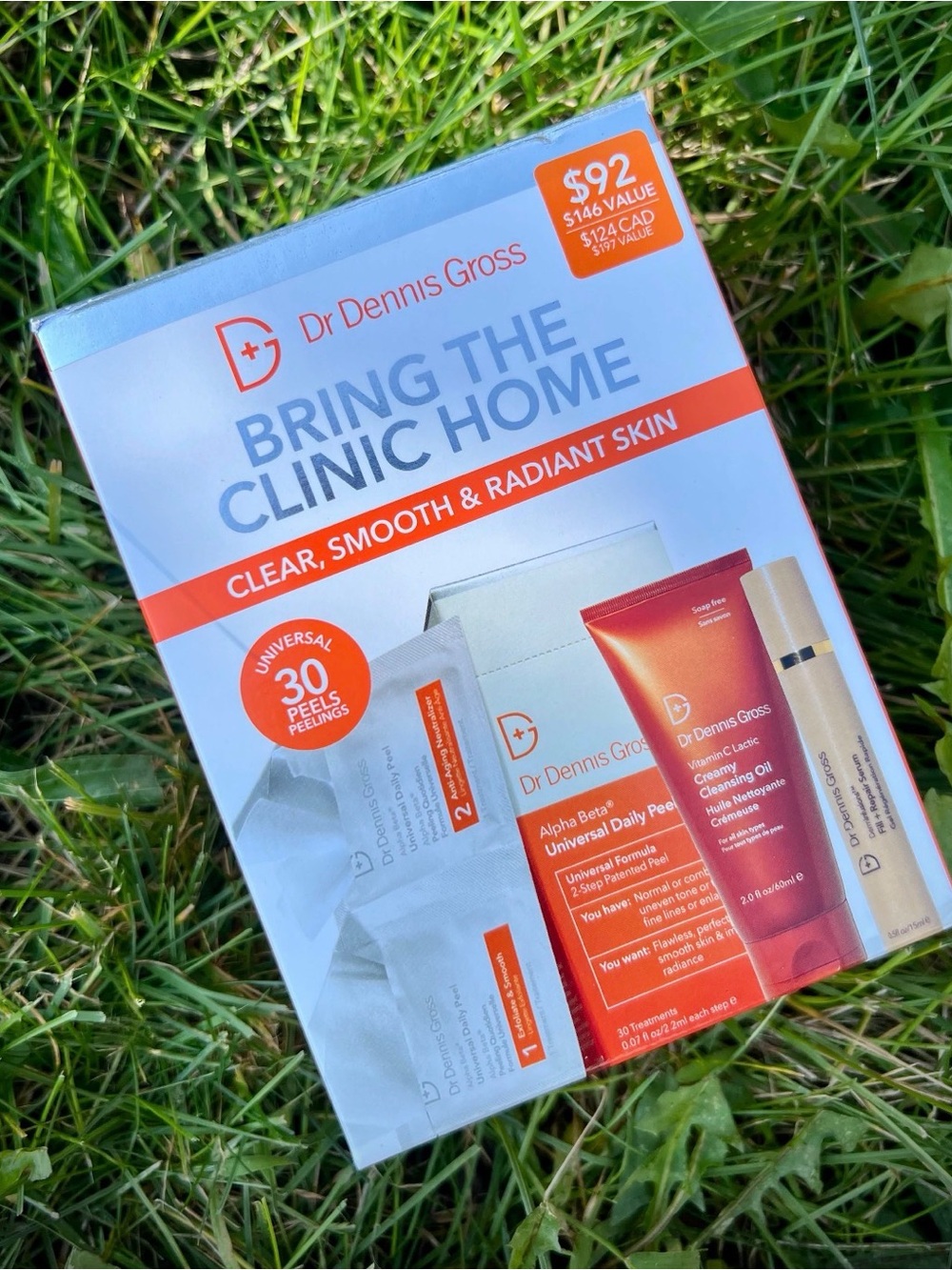 Dr Dennis Gross Skincare Kit – 30 Peels + Vitamin C Oil + Fill & Repair Serum